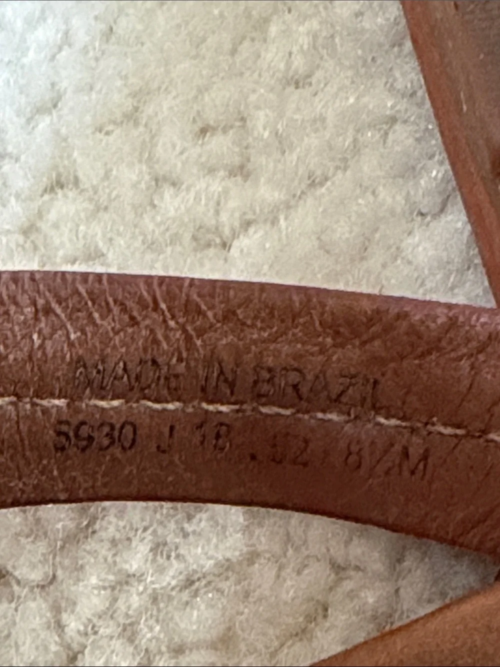 Tory Burch Miller Logo Thong Sandals in Cognac Brown